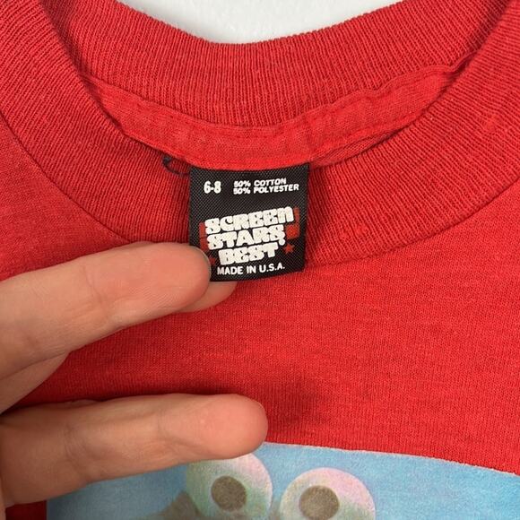 Sesame Street Cookie Monster vintage single stitch 6-8 tshirt - Picture 3 of 9